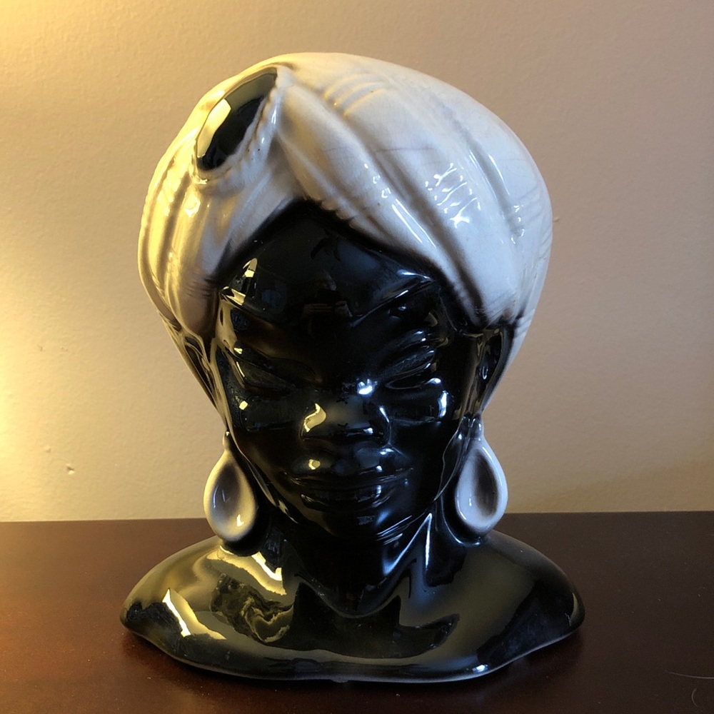 ROYAL WINDSOR Vintage Blackamoor Ceramic Bust